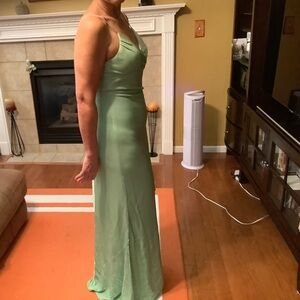 Lime Shimmer Gown. Sz 7/8